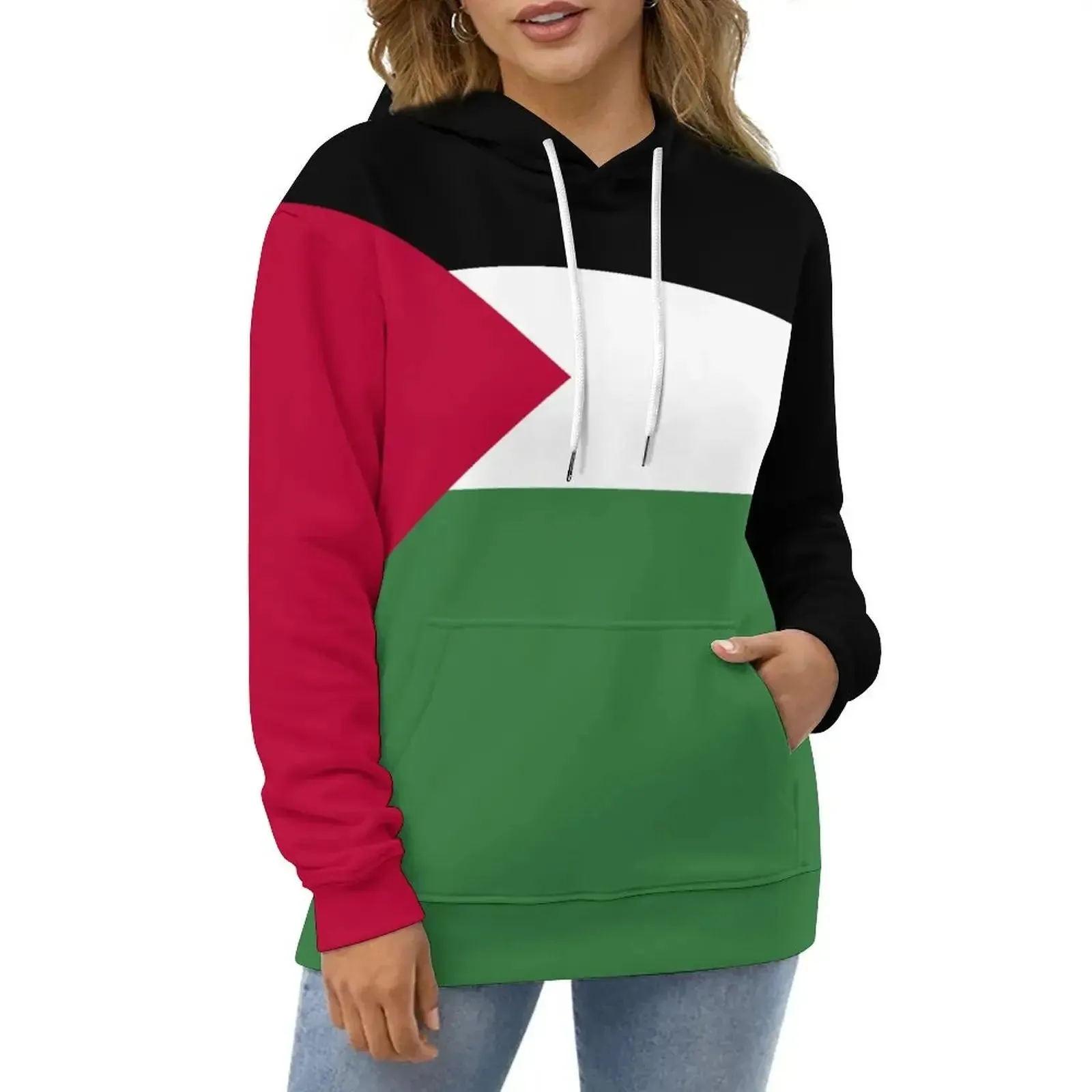 2024 Palestine Flag 3D Hoodie Polyester Men Women Harajuku Sweatshirt Unisex Casual Pullover Hoodies