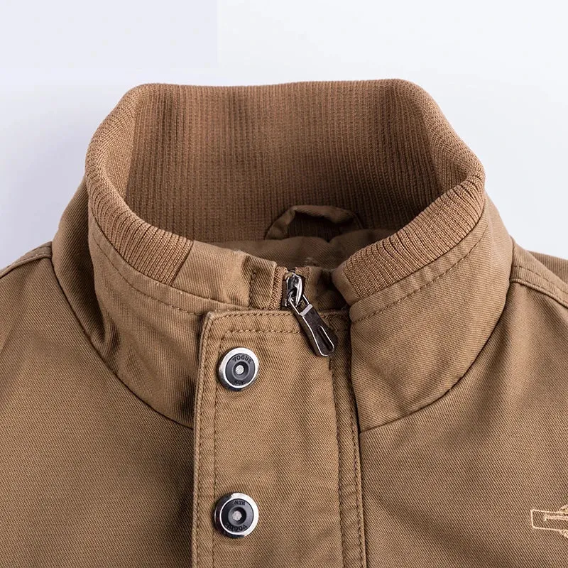 77City Killer Military Bomber Jacket Men Autumn Winter Cotton Tactical Jackets Outwear Cargo Multi-pocket Flight Jacket M-6XL