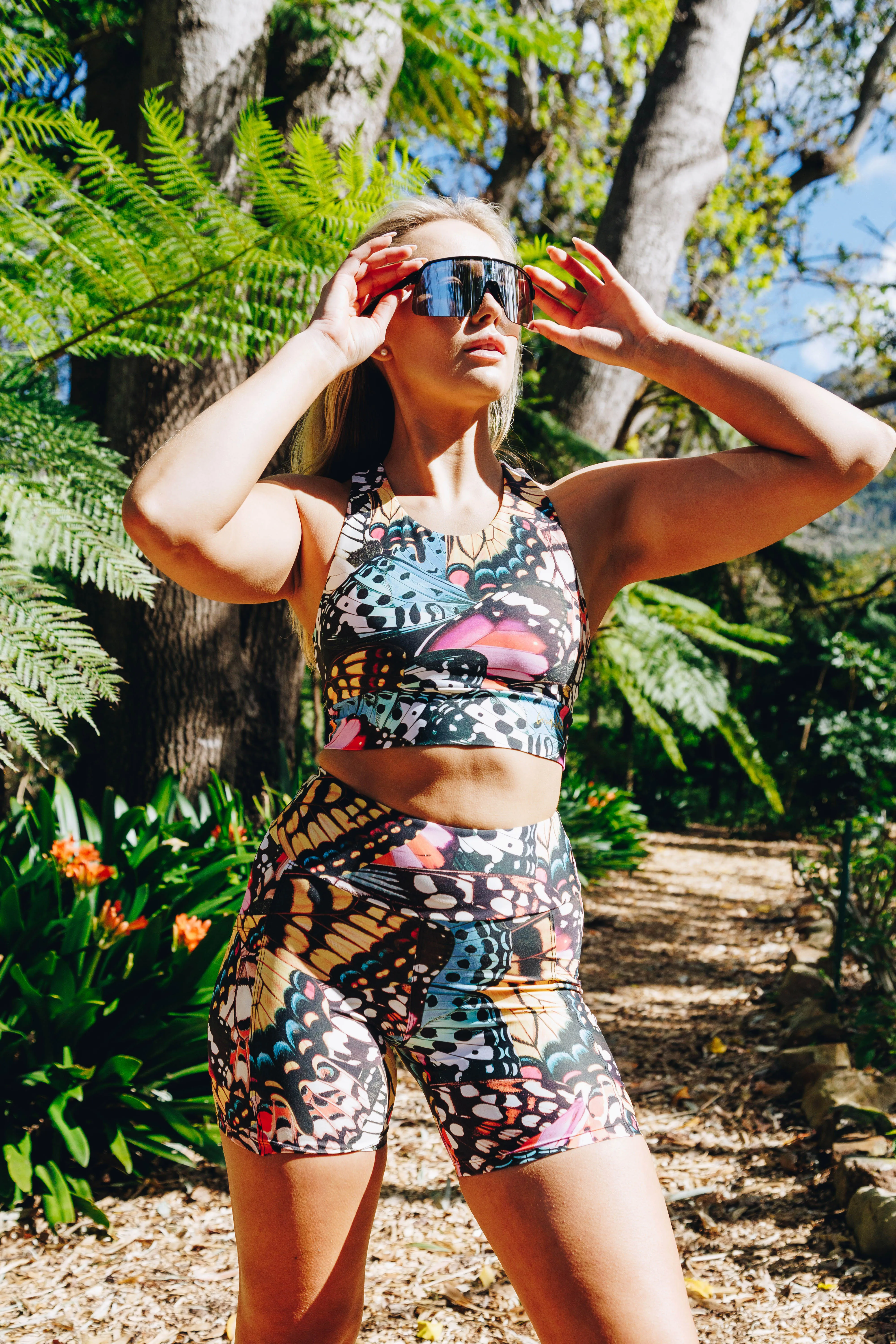 7" Butterfly Migration Biker Shorts