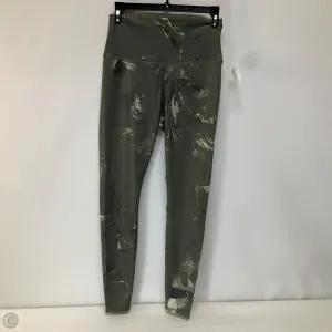 Athletic Leggings By Alo In Green, Size: S