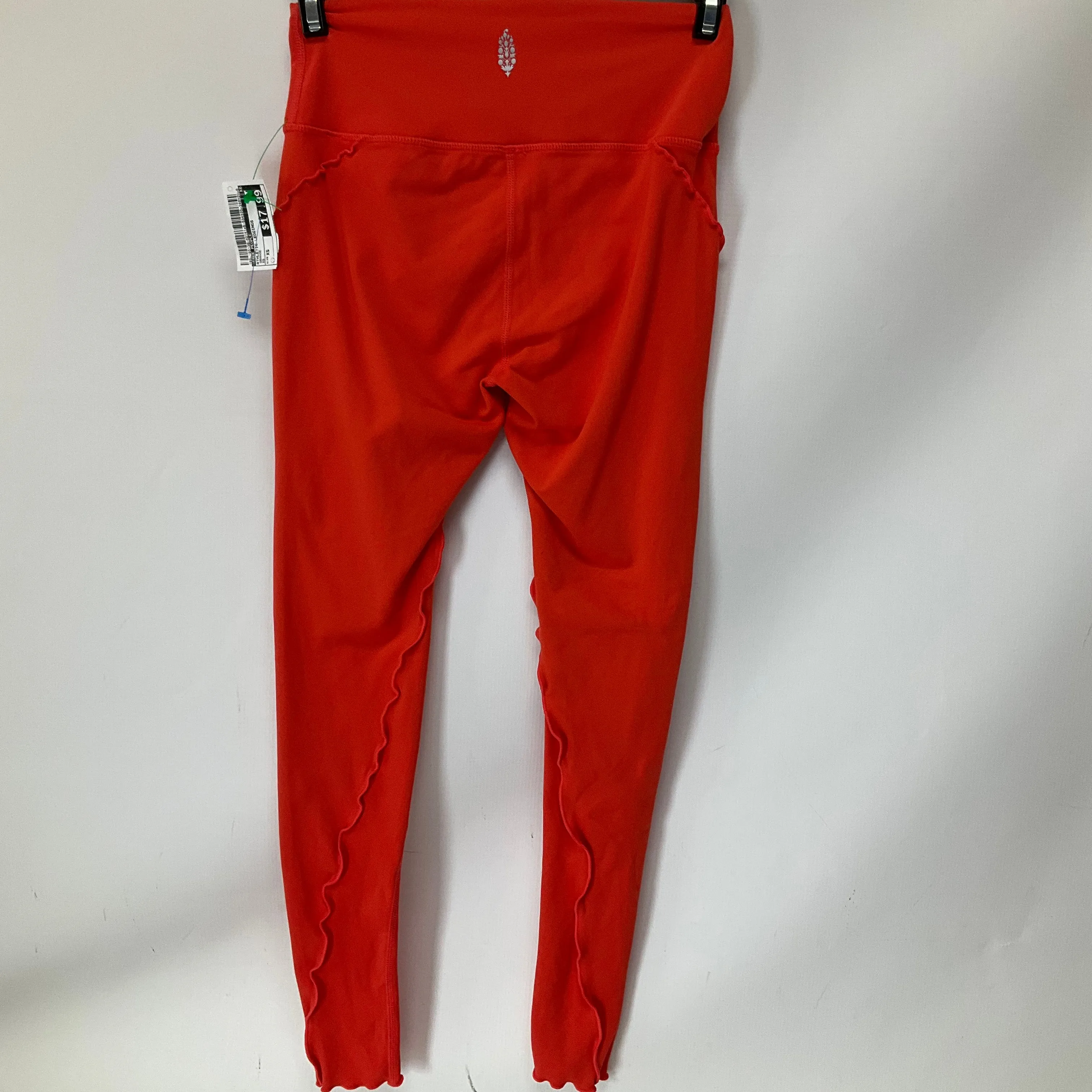 Athletic Leggings By Free People In Orange, Size: Xs