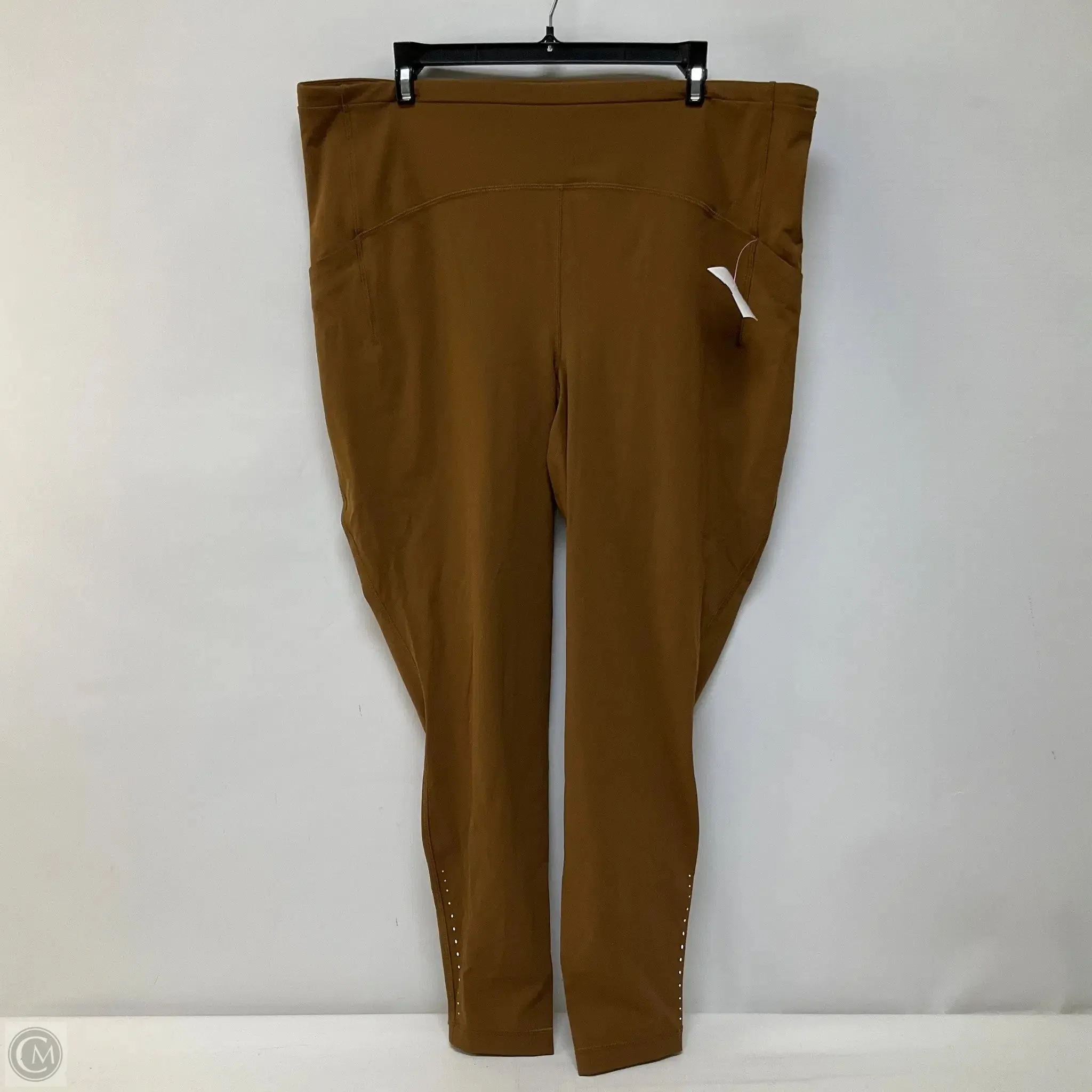 Athletic Leggings By Lululemon In Brown, Size: 18