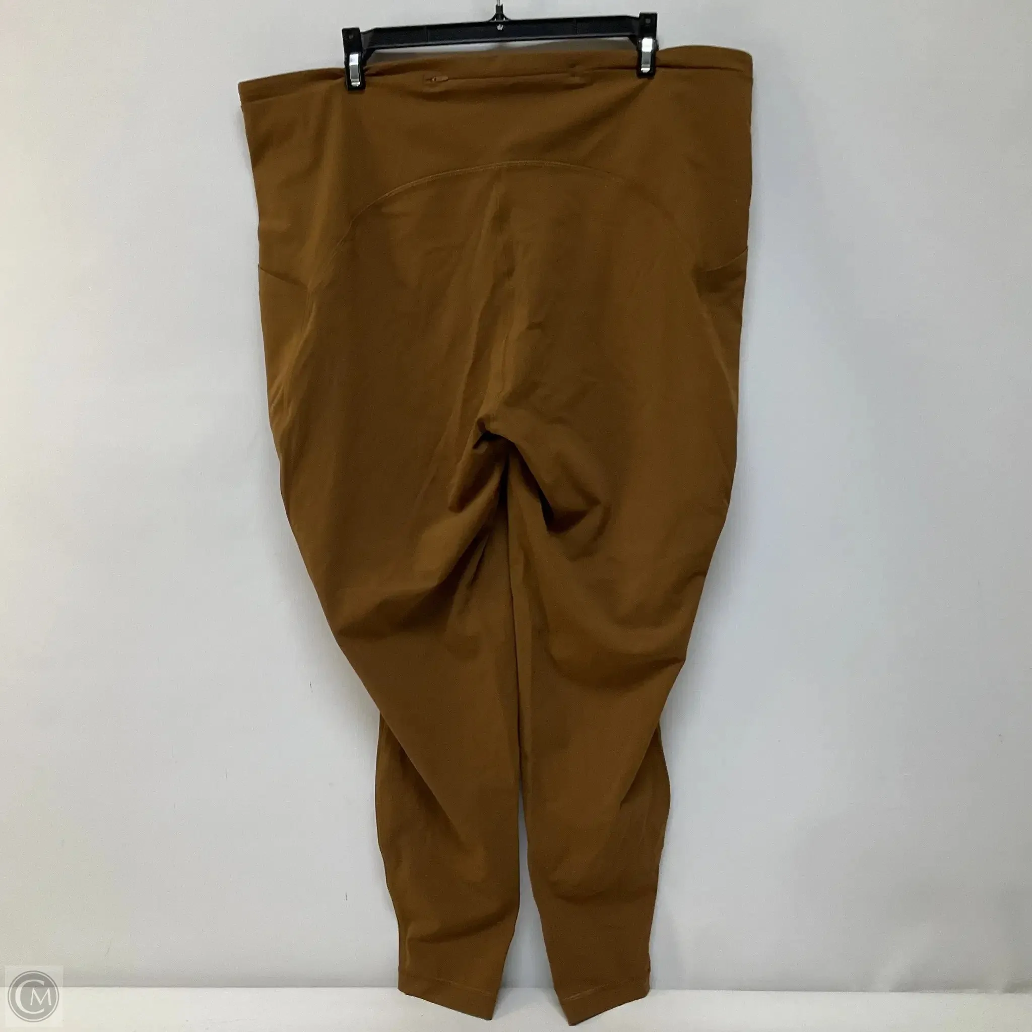 Athletic Leggings By Lululemon In Brown, Size: 18