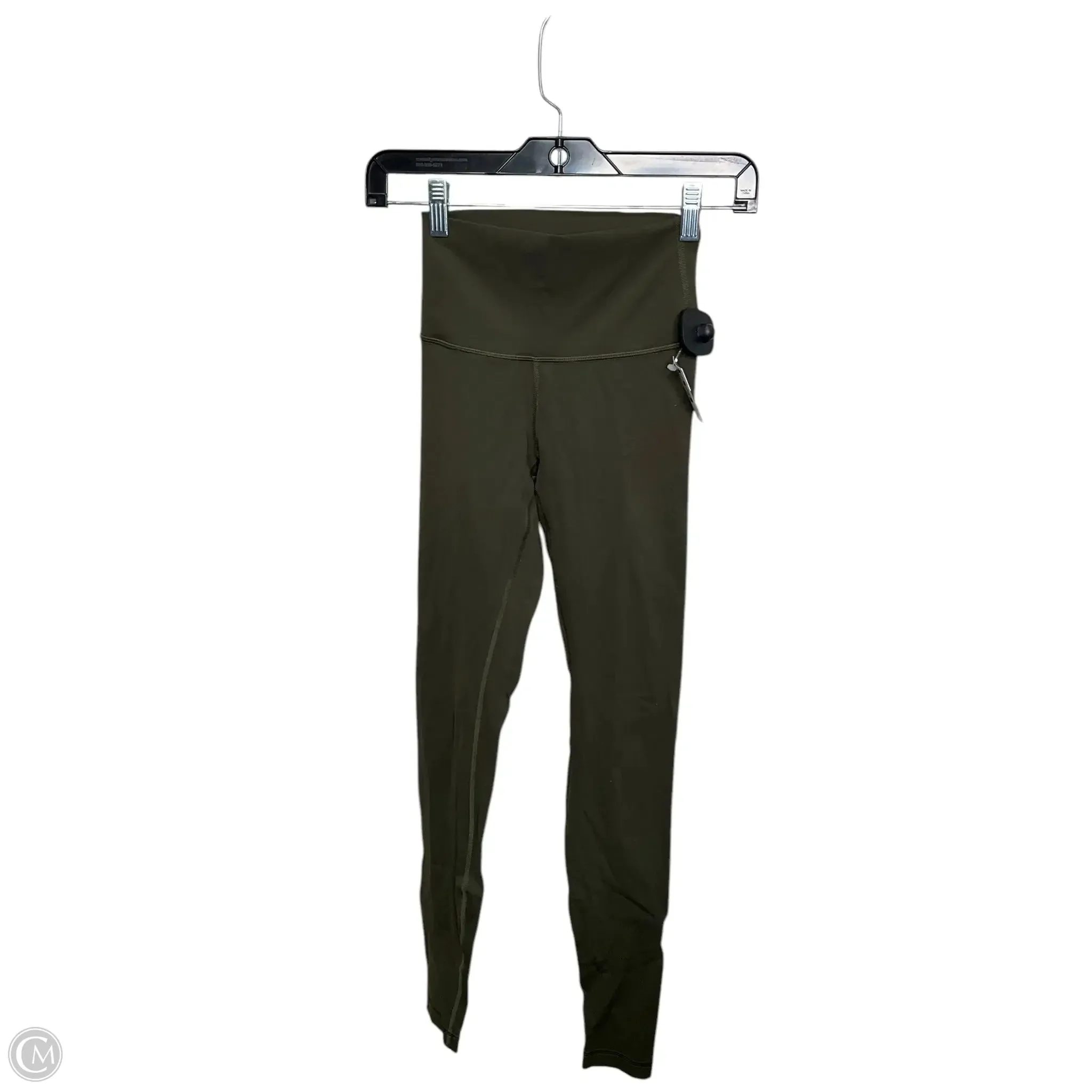Athletic Leggings By Lululemon In Green, Size: 2