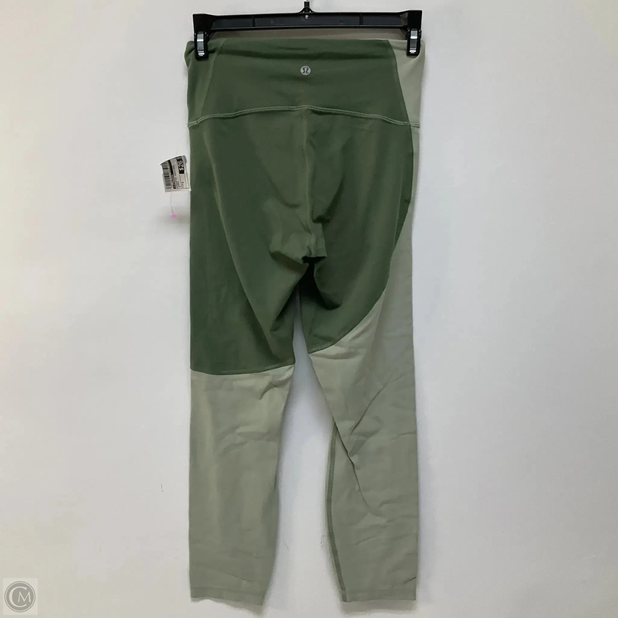 Athletic Leggings By Lululemon In Green, Size: 4