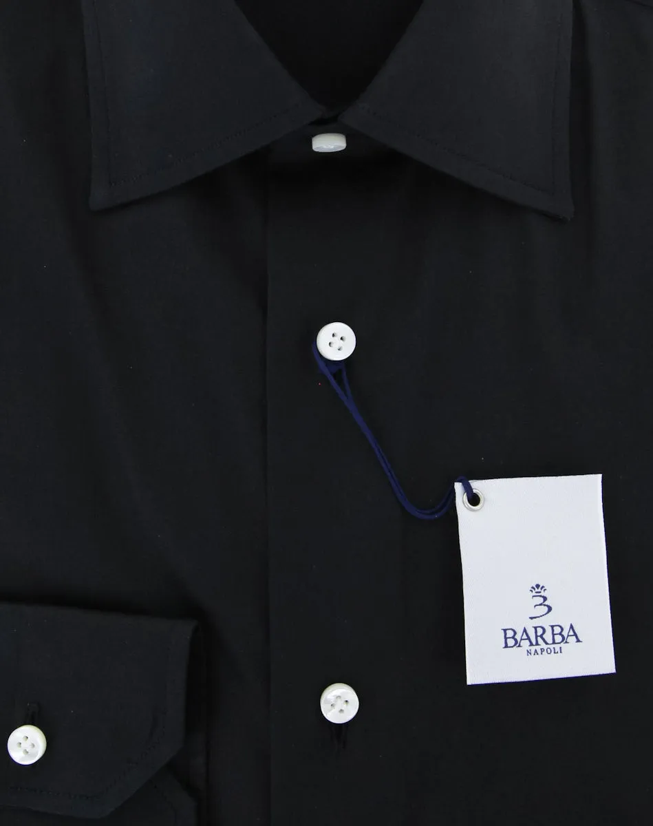 Barba Napoli Black Shirt - Slim