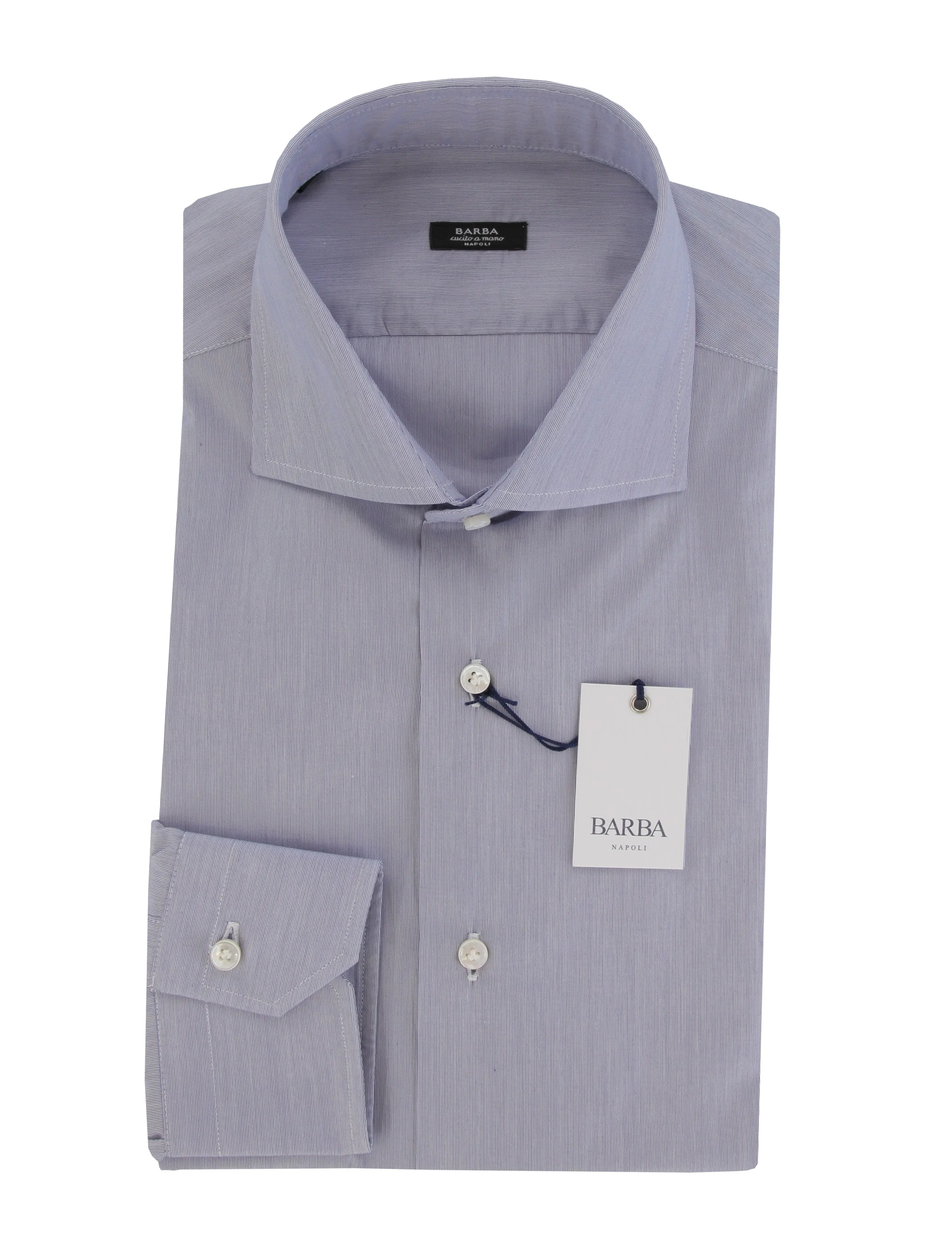 Barba Napoli Blue Shirt - Extra Slim