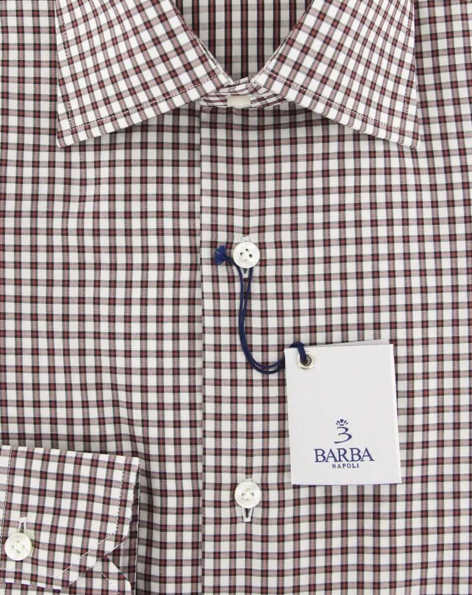 Barba Napoli Brown Shirt - Slim