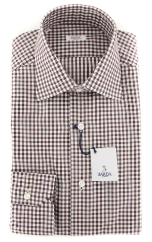 Barba Napoli Brown Shirt - Slim