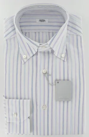 Barba Napoli White Shirt – Size: 15.5 US / 39 EU