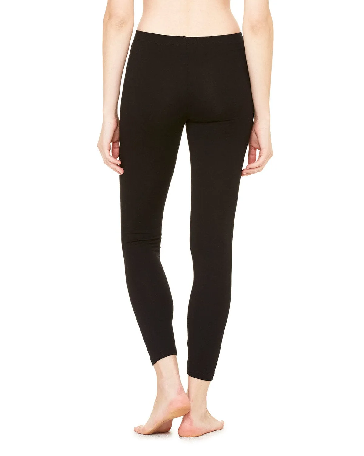 Bella Canvas Jersey Leggings | Black
