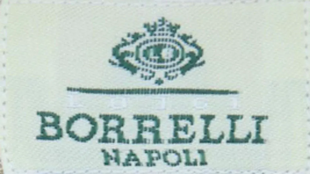 Borrelli Blue Shirt – Size: 15 US / 38 EU
