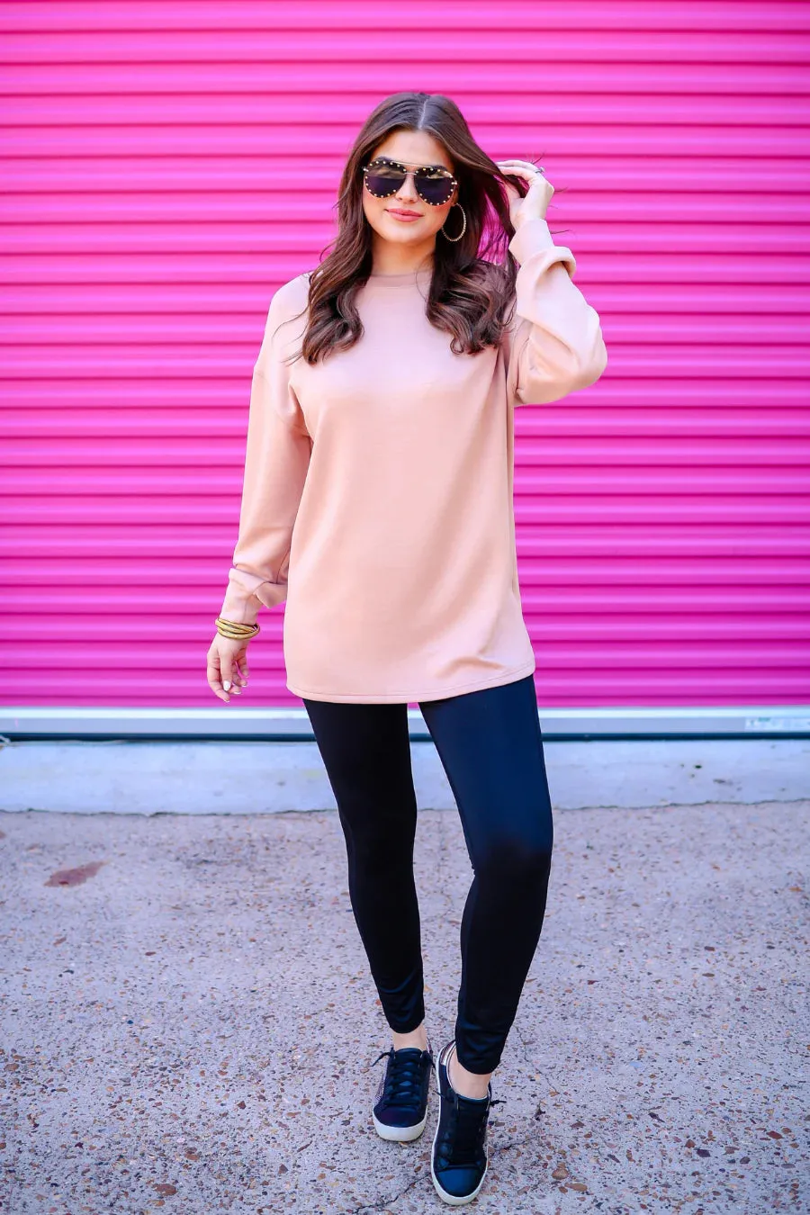 Brady Tunic Top - Mocha