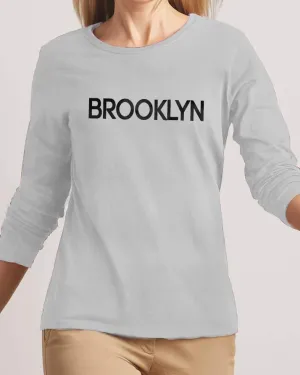 Brooklyn New Fashion Grey High Printed Design High Quality T-shirt
