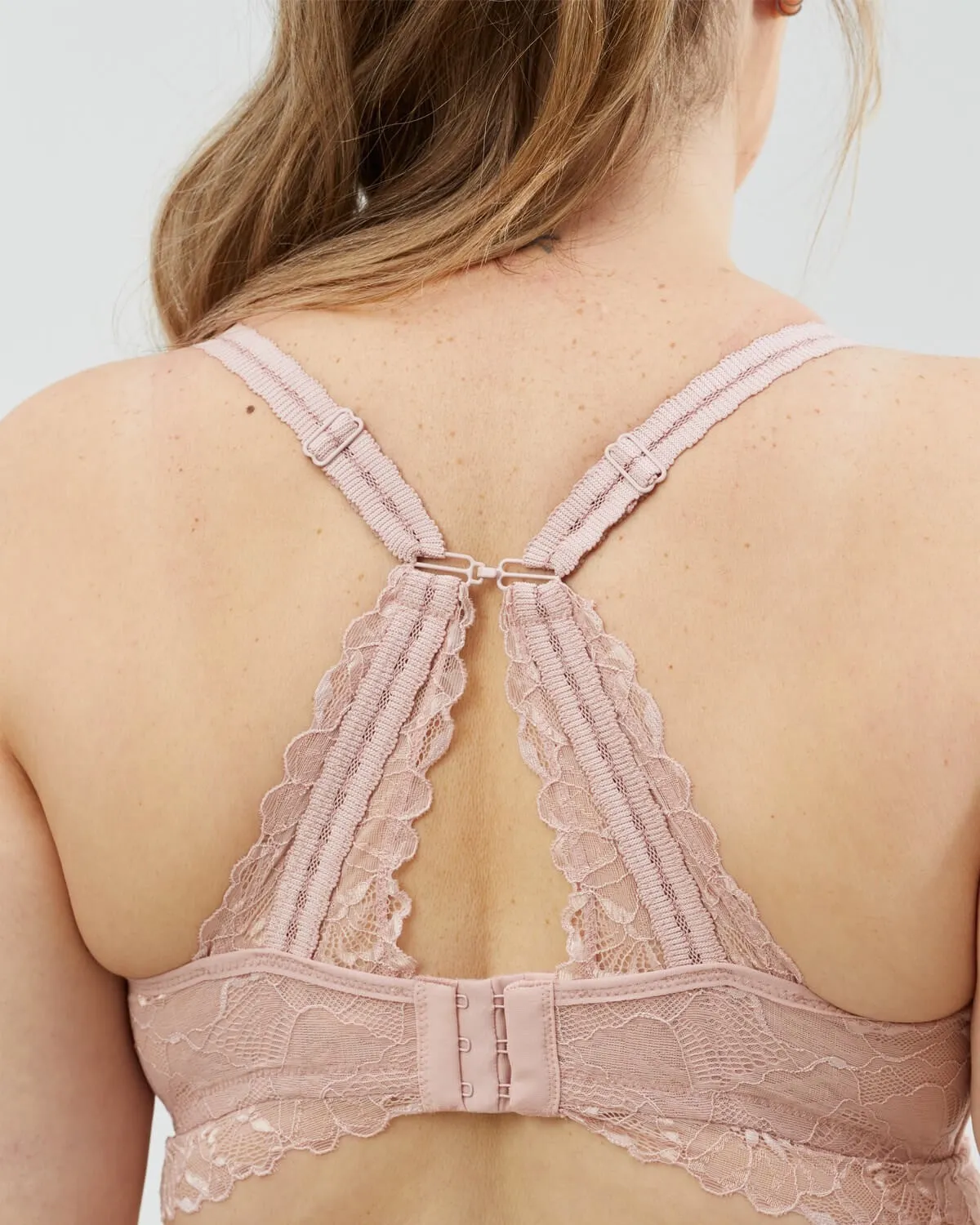 Cake Maternity - Chantilly Nursing Bralette - Blush ( DD to F )
