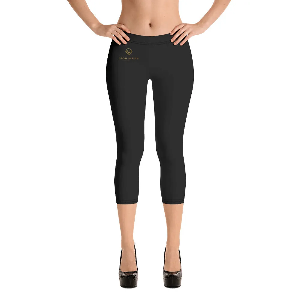 Cash Vision Capri Leggings - Black