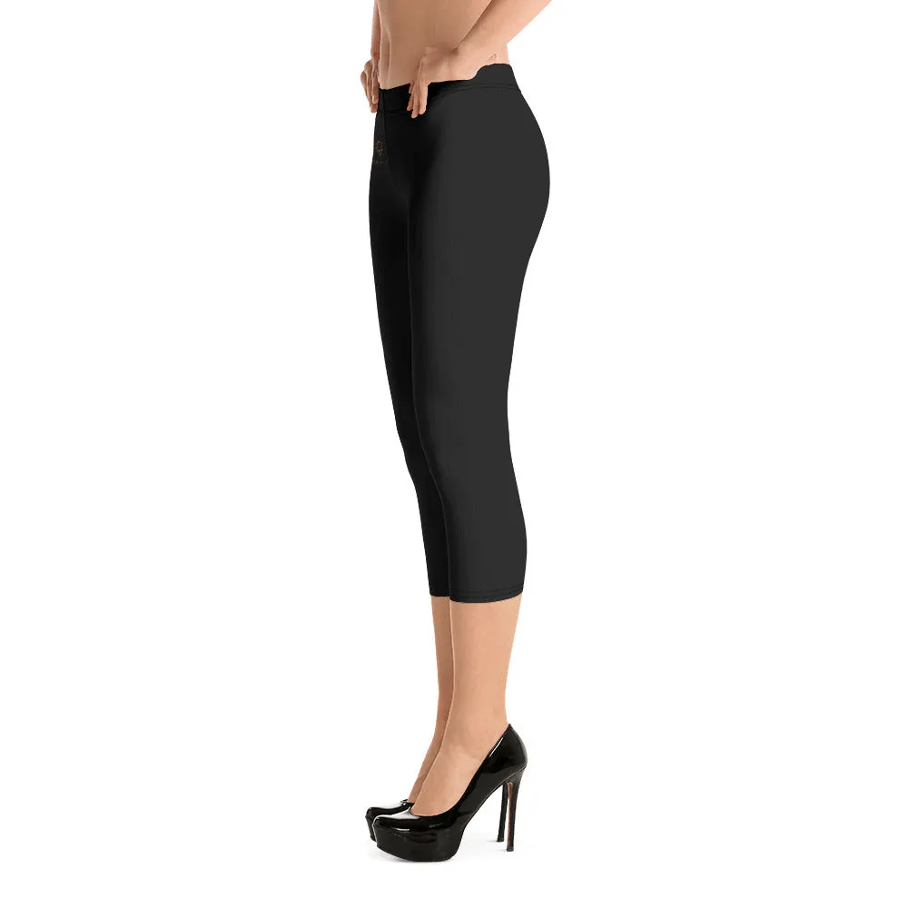 Cash Vision Capri Leggings - Black
