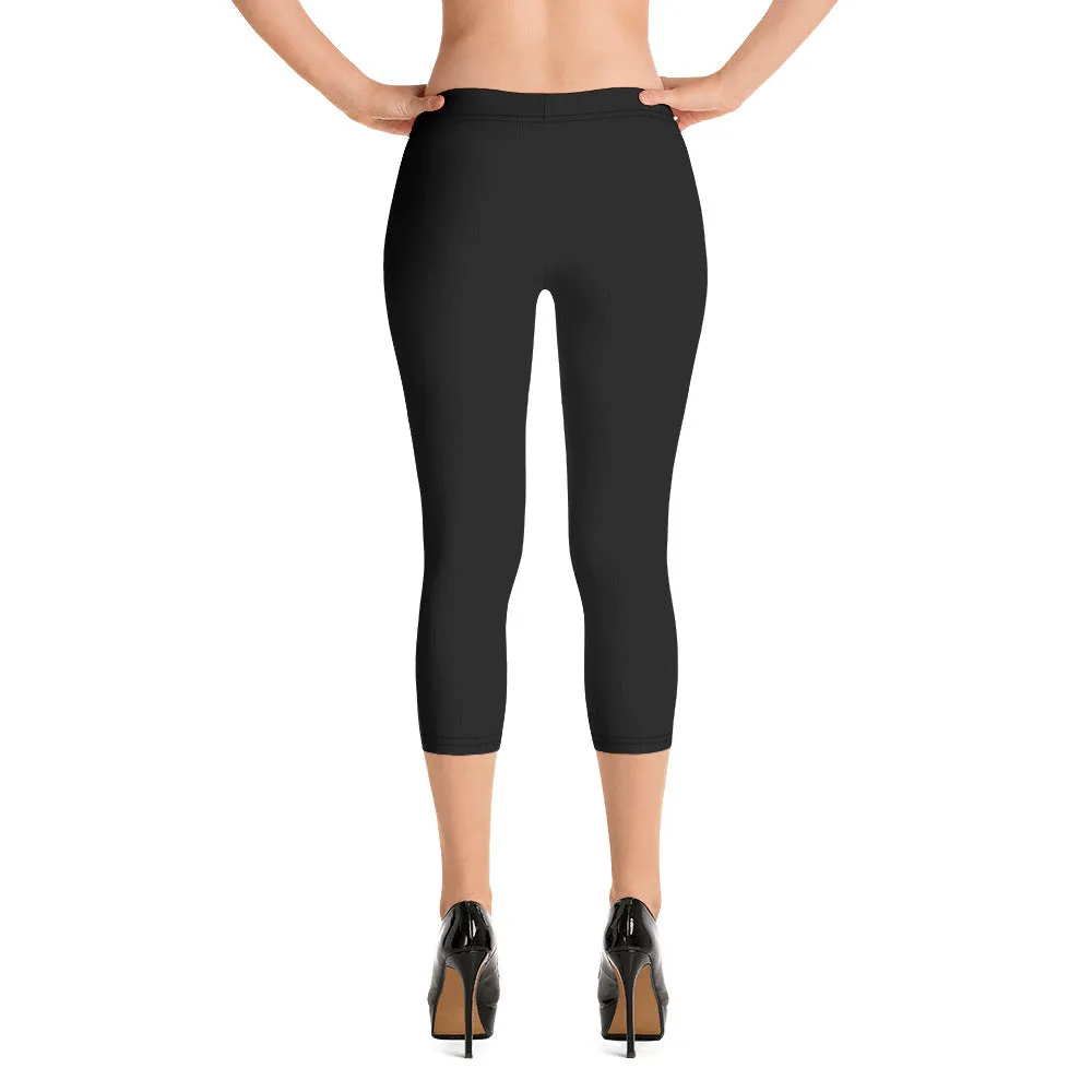 Cash Vision Capri Leggings - Black