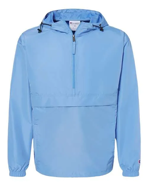 Champion Hooded Packable Quarter-Zip Jacket CO200 Plus Size