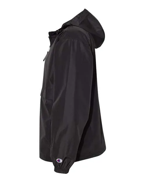 Champion Hooded Packable Quarter-Zip Jacket CO200 Plus Size