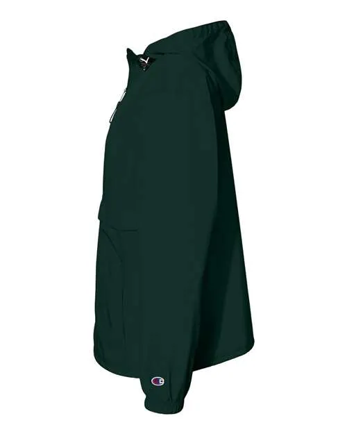 Champion Hooded Packable Quarter-Zip Jacket CO200 Plus Size