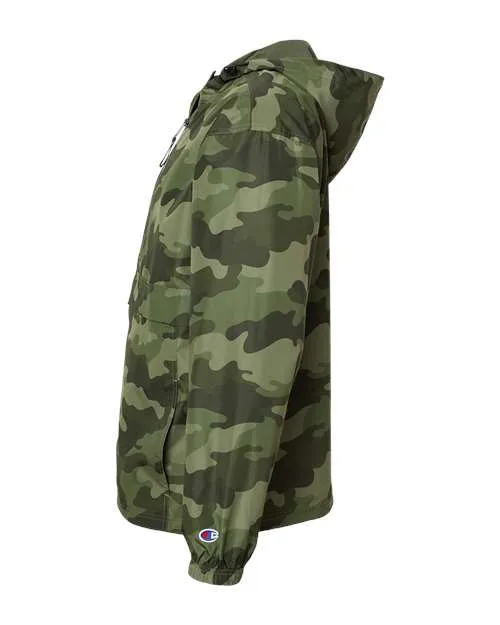 Champion Hooded Packable Quarter-Zip Jacket CO200 Plus Size