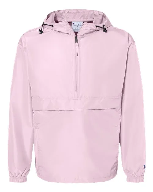Champion Hooded Packable Quarter-Zip Jacket CO200 Plus Size