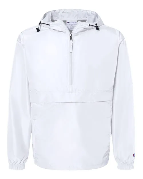 Champion Hooded Packable Quarter-Zip Jacket CO200 Plus Size