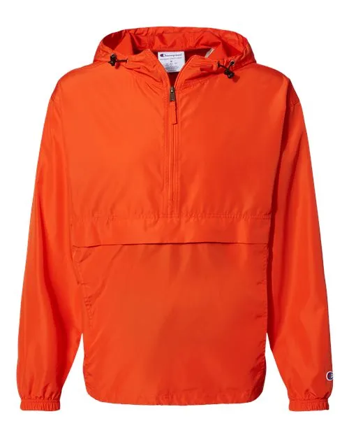 Champion Hooded Packable Quarter-Zip Jacket CO200 Plus Size
