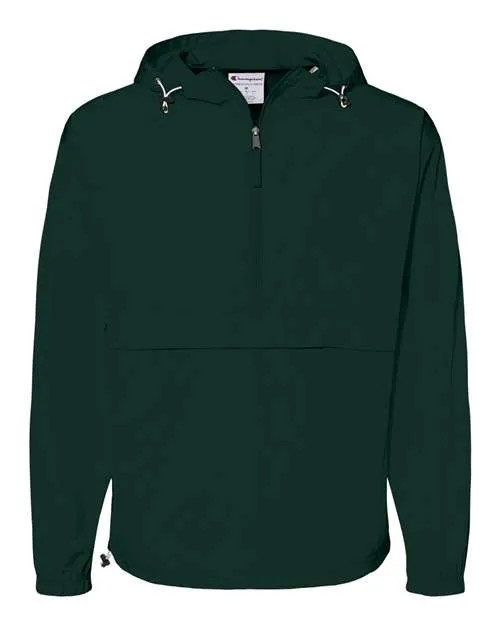 Champion Hooded Packable Quarter-Zip Jacket CO200 Plus Size