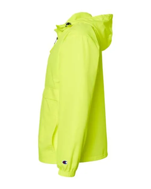 Champion Hooded Packable Quarter-Zip Jacket CO200 Plus Size