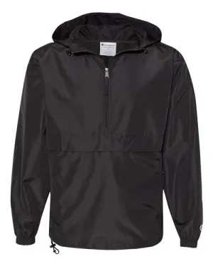 Champion Hooded Packable Quarter-Zip Jacket CO200 Plus Size