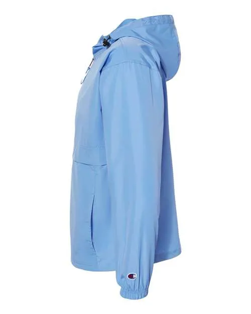 Champion Hooded Packable Quarter-Zip Jacket CO200 Plus Size