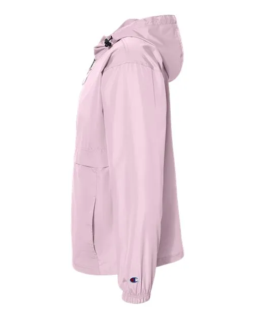 Champion Hooded Packable Quarter-Zip Jacket CO200 Plus Size