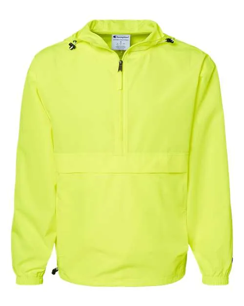 Champion Hooded Packable Quarter-Zip Jacket CO200 Plus Size