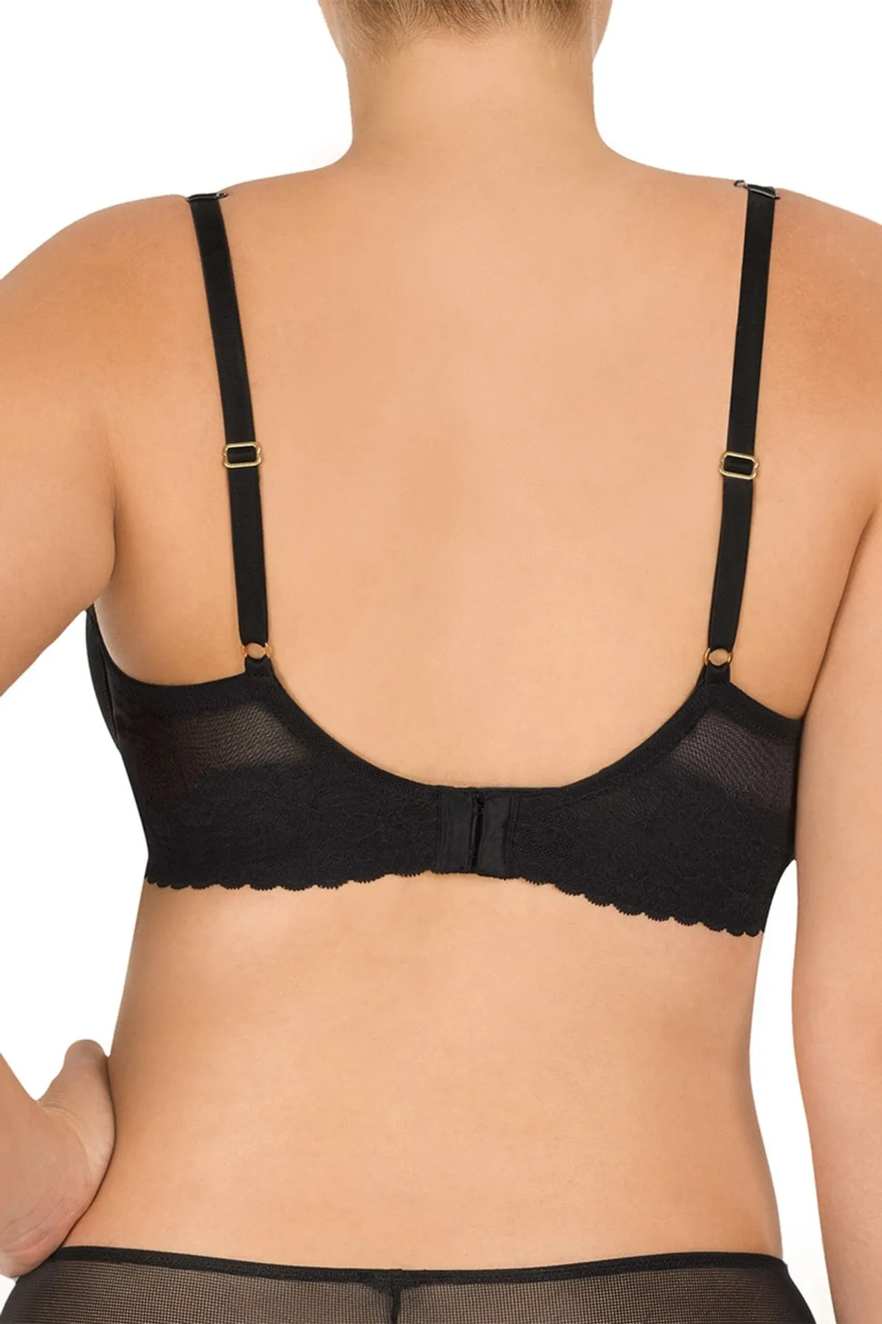 Cherry Blossom Convertible Bra In Black - Natori