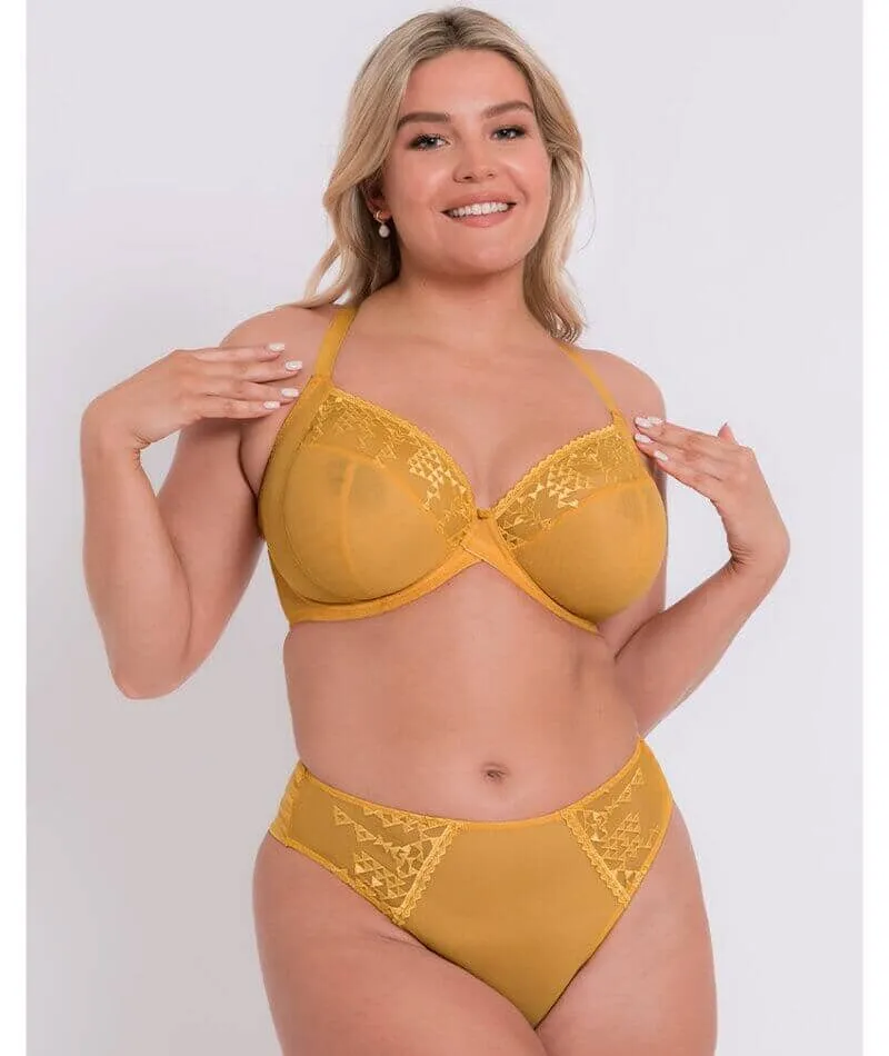 Curvy Kate Centre Stage Full Plunge Bra - Turmeric Yellow