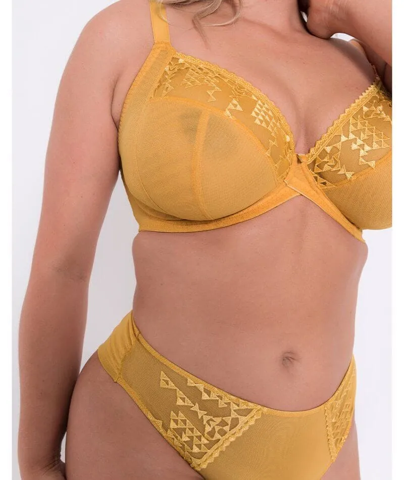 Curvy Kate Centre Stage Full Plunge Bra - Turmeric Yellow