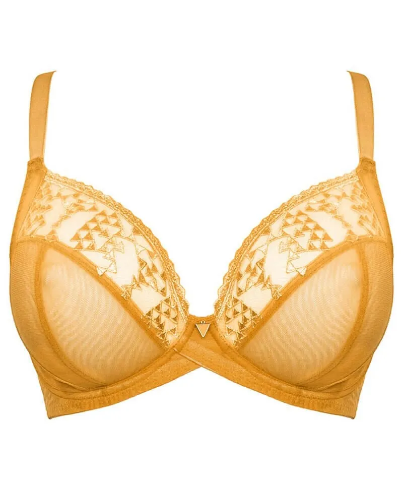 Curvy Kate Centre Stage Full Plunge Bra - Turmeric Yellow