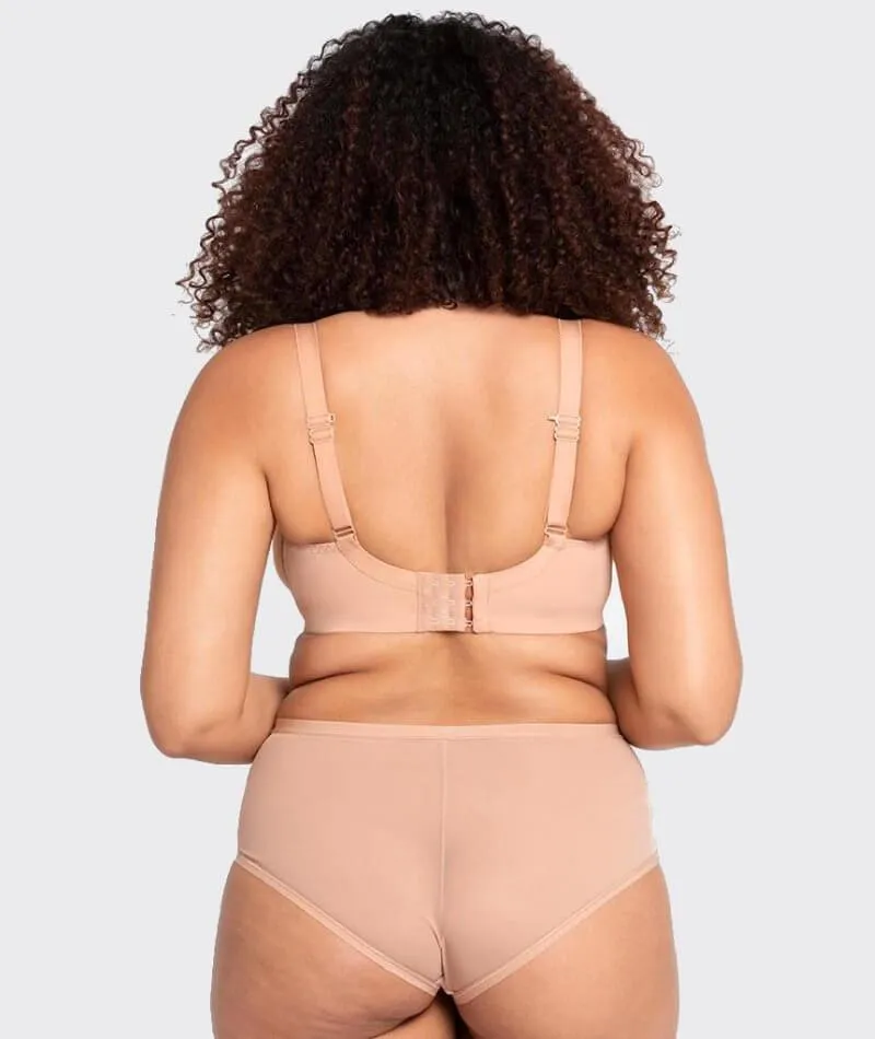 Curvy Kate Smoothie T-Shirt Plunge Bra - Latte