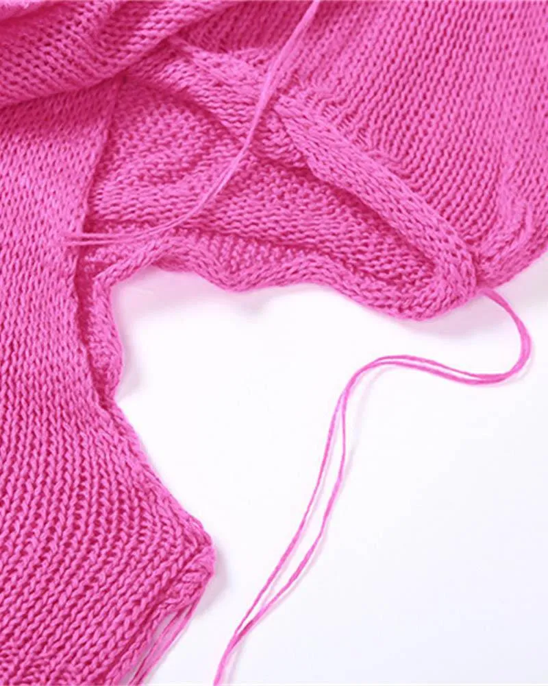 Deserted Wanderer Knit Hoodie