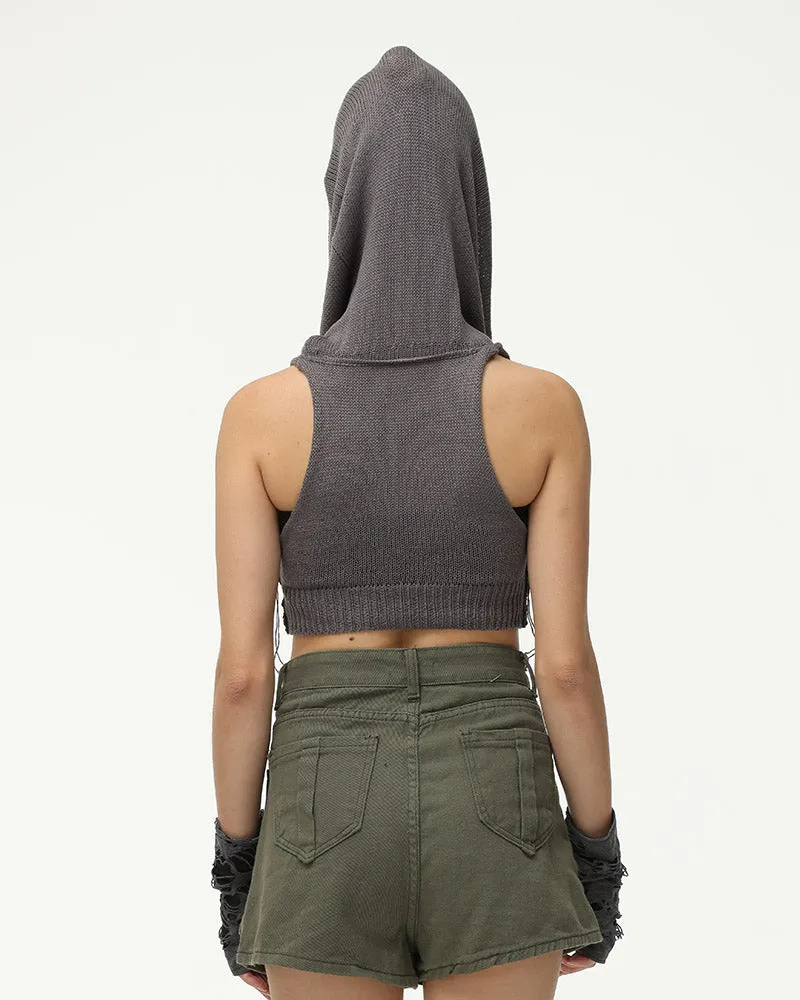 Deserted Wanderer Knit Hoodie
