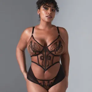 Dracona Bodice - Black/Toffee
