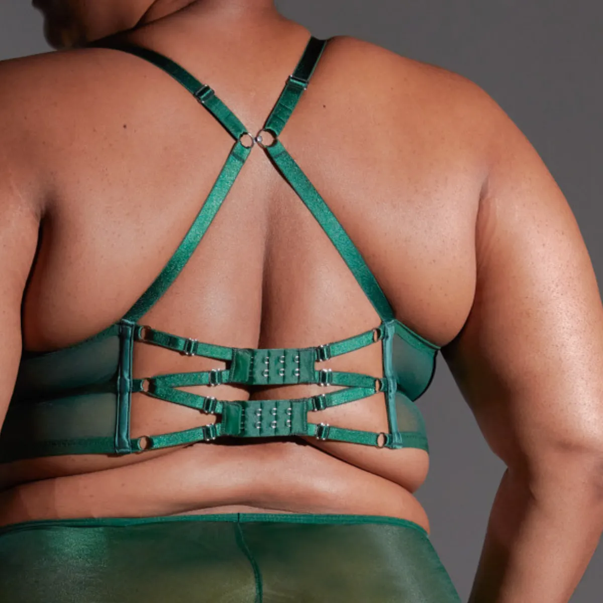 Dracona Bodice - Emerald/Toffee