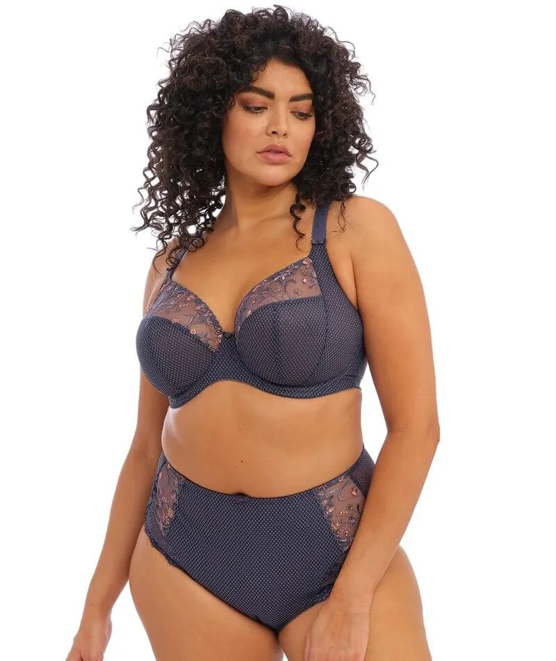 Elomi Charley Underwire Plunge Bra - Storm