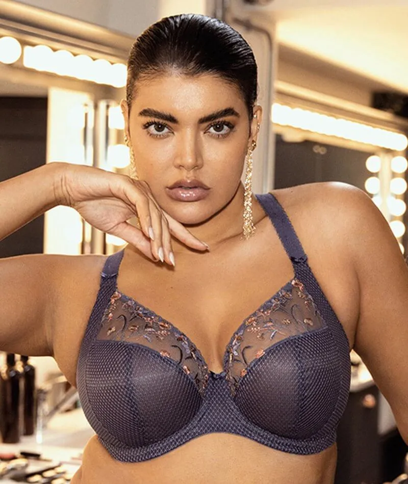 Elomi Charley Underwire Plunge Bra - Storm