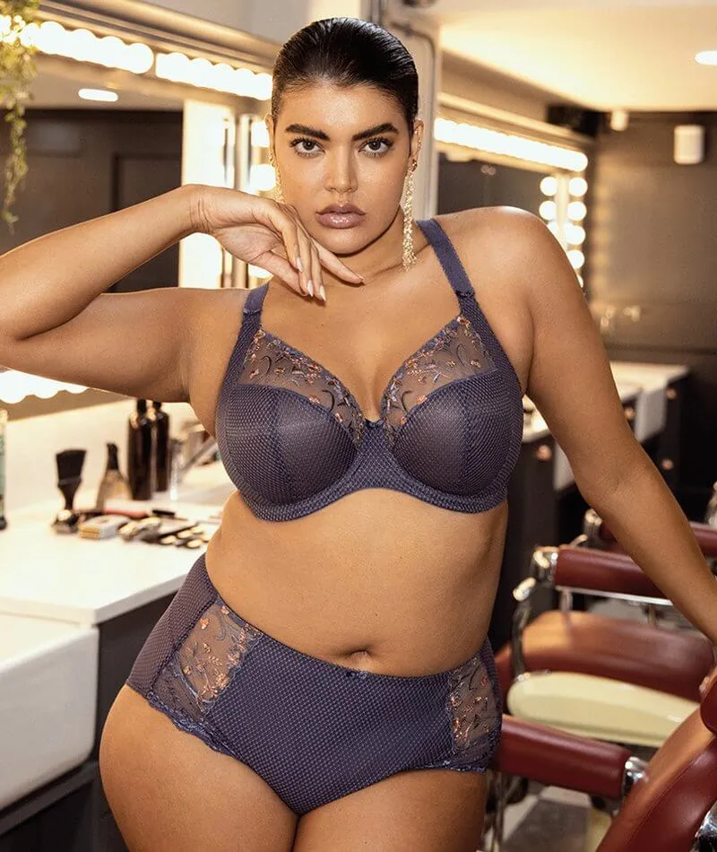 Elomi Charley Underwire Plunge Bra - Storm