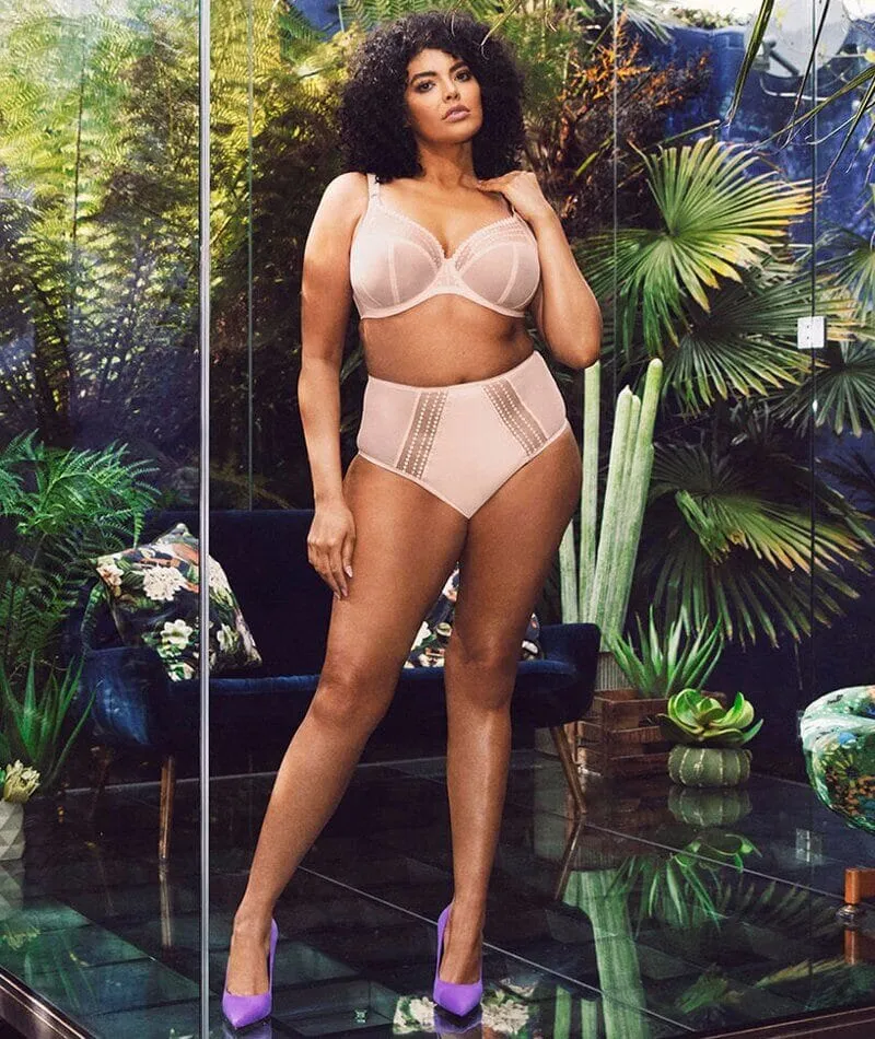 Elomi Matilda Underwired Plunge Bra - Pearl Blush