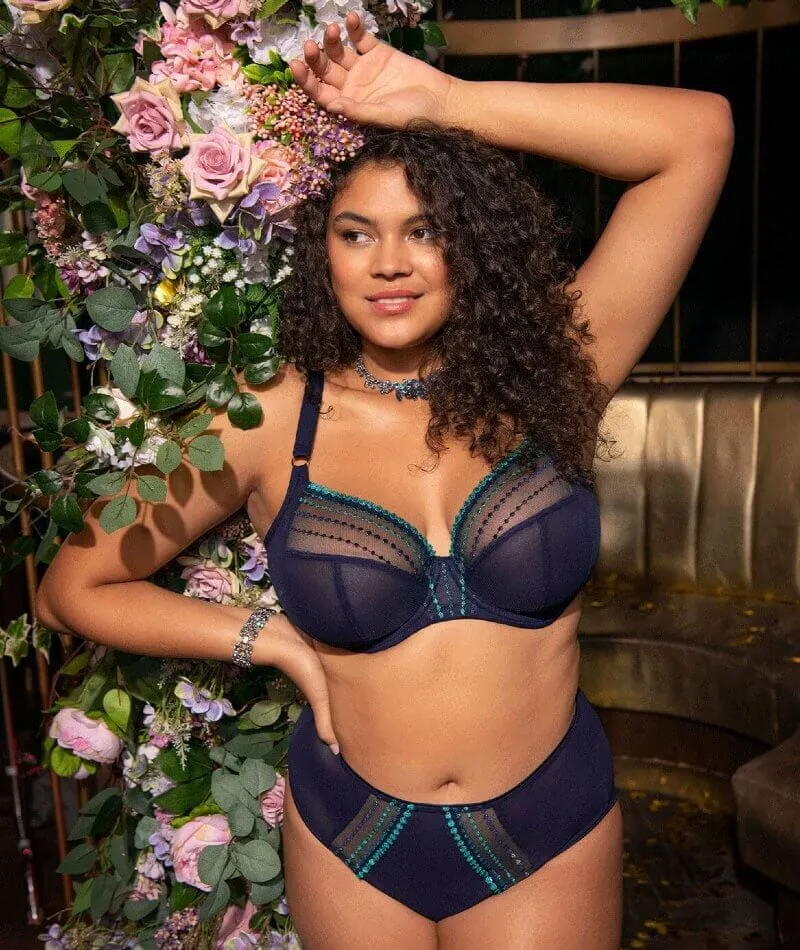 Elomi Matilda Underwired Plunge Bra - Siren Song