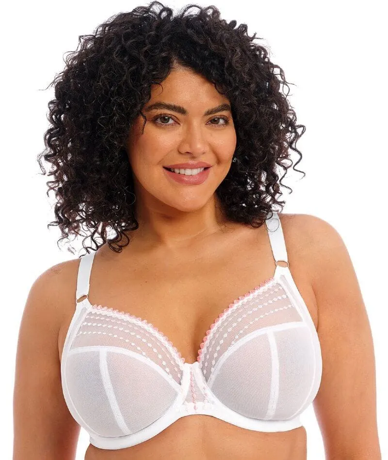 Elomi Matilda Underwired Plunge Bra - White